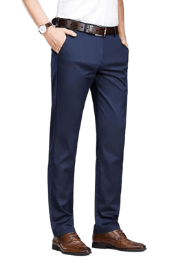 Men Casual Chinos Blue thumb 1