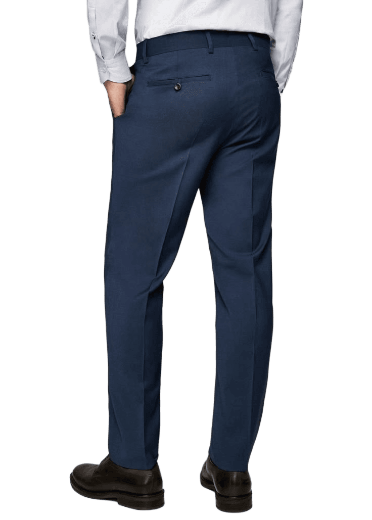 Men Casual Chinos Blue - alt